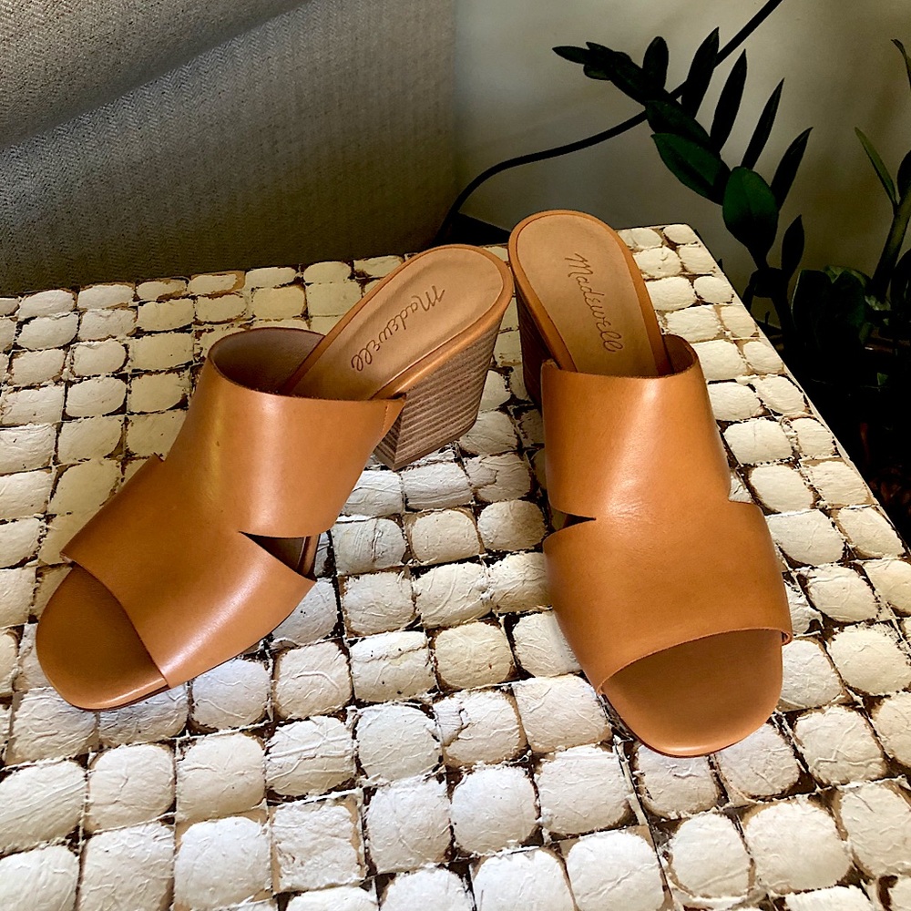 Madewell Block Heel - Camel - SZ 8 - New